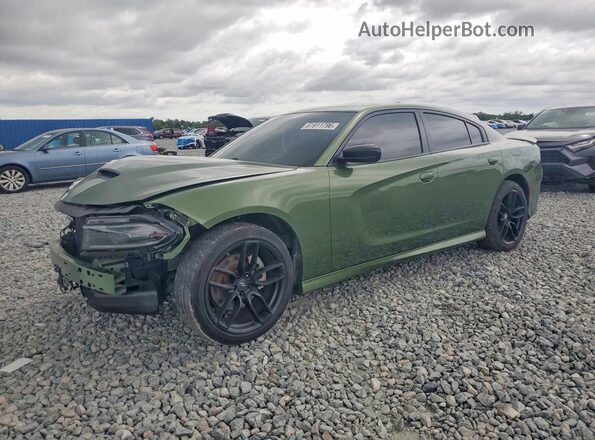 2C3CDXHG6PH504381 2023 DODGE CHARGER Green Tył lewy
