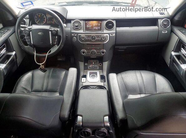 SALAG2V62GA801650 2016 LAND ROVER LR4 Black Вид щитка приладів