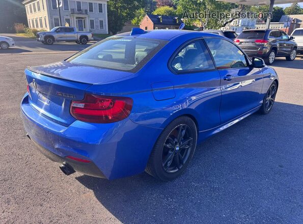 WBA1J9C53GV371709 2016 BMW M2 Blue Delantero derecho