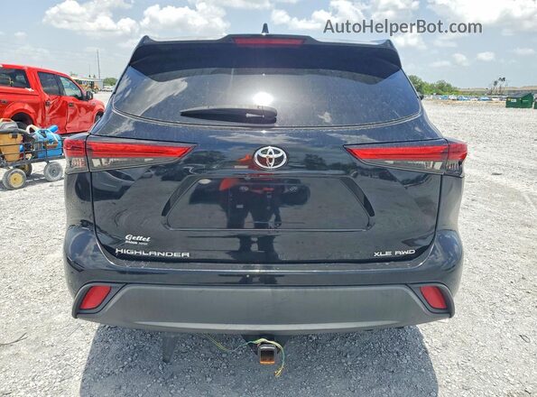 5TDHZRBH5MS543296 2021 TOYOTA HIGHLANDER Black Front interior view