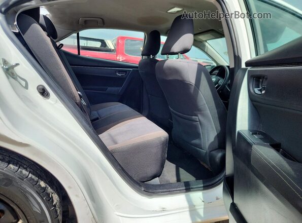 2T1BURHE1KC223934 2019 TOYOTA COROLLA White Vista interior trasera