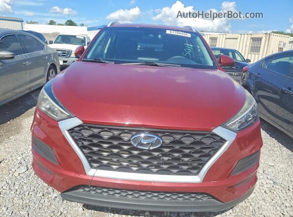 KM8J33A43KU913003 2019 HYUNDAI TUCSON Red Widok z tyłu