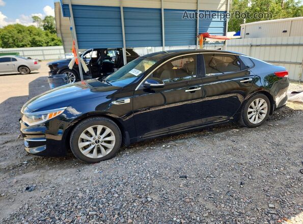 5XXGU4L38GG079300 2016 KIA OPTIMA Black Հետևի ձախ
