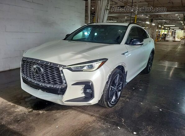 3PCAJ5J36NF101835 2022 INFINITI QX55 White Задня права чверть