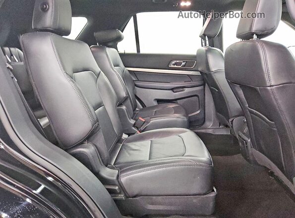 1FM5K8DH2JGC65425 2018 FORD EXPLORER Black Вид підкапотного простору