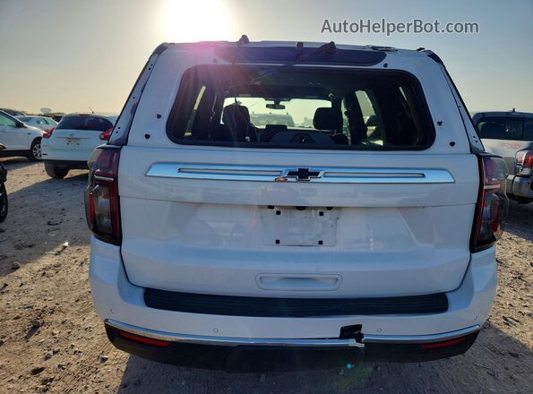 1GNSCLED2PR520582 2023 CHEVROLET TAHOE Белый Вид салона спереди