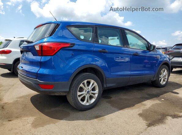 1FMCU0F78KUB49494 2019 FORD ESCAPE Blue Front right