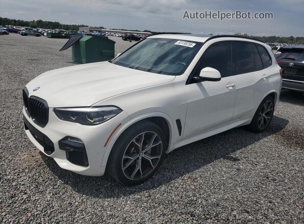 5UXCR4C04LLT19991 2020 BMW X5 White Tył lewy