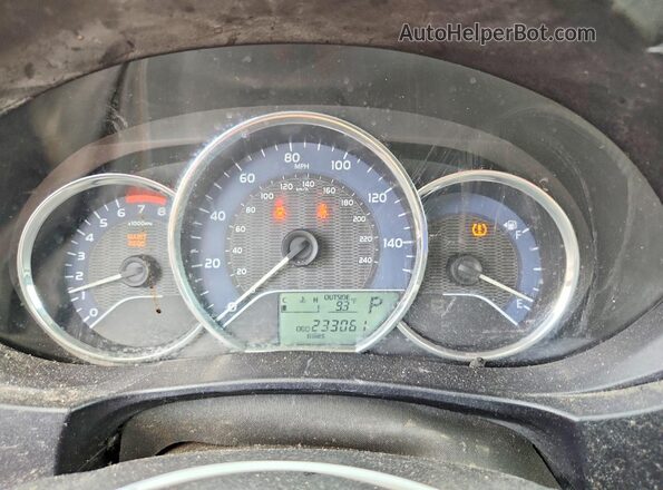 5YFBURHE6GP452293 2016 TOYOTA COROLLA Gray უკანა სავარძლების ხედი