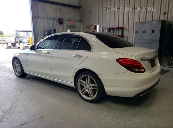 WDDWF4JB1GR141266 2016 MERCEDES-BENZ C-CLASS White Rear right