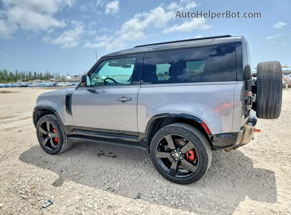 SALEX6RU2M2054333 2021 LAND ROVER DEFENDER Gray Tył prawy