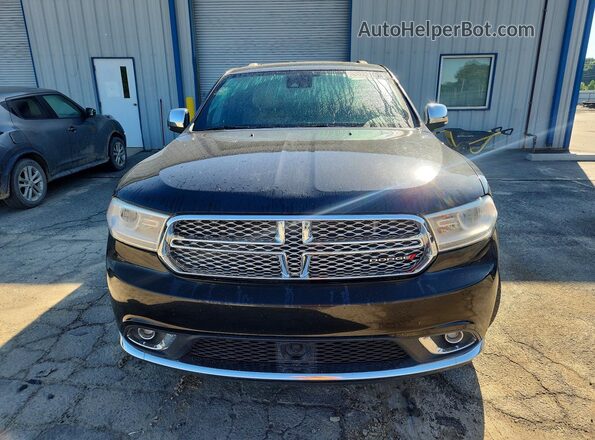 1C4RDHEG2GC322423 2016 DODGE DURANGO Black Вид ззаду