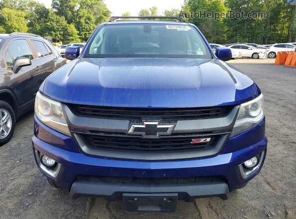 1GCPTDE17G1203244 2016 CHEVROLET COLORADO Синий Вид сзади