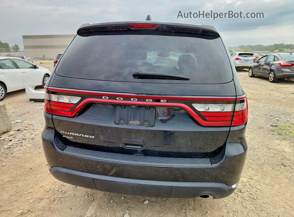 1C4RDJFG8GC442393 2016 DODGE DURANGO Черный Вид салона спереди