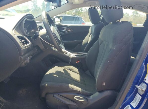 1C3CCCAB2GN155902 2016 CHRYSLER 200 Blue Front interior view