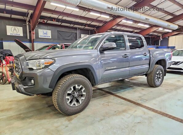 3TMCZ5AN9JM135518 2018 TOYOTA TACOMA Gray Rear left