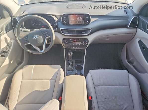 KM8J23A47LU140203 2020 HYUNDAI TUCSON White Вид щитка приладів