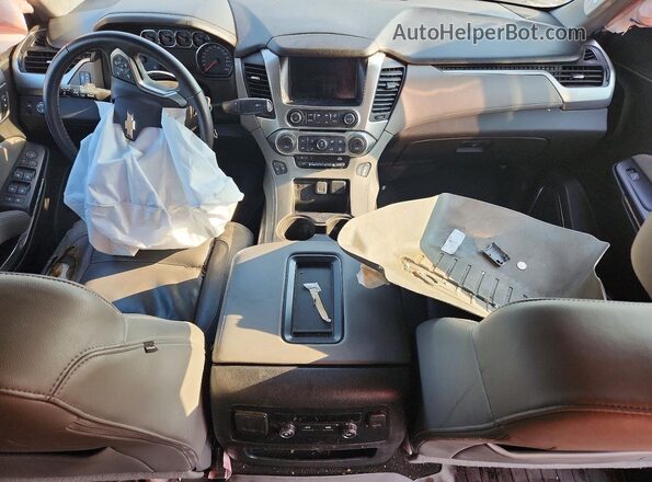 1GNSCBKC0JR147183 2018 CHEVROLET TAHOE Черный Вид щитка приборов
