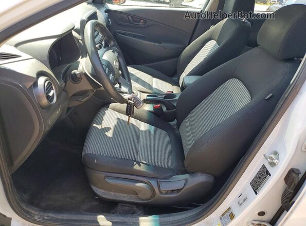 KM8K1CAA0KU301888 2019 HYUNDAI KONA White Widok deski rozdzielczej