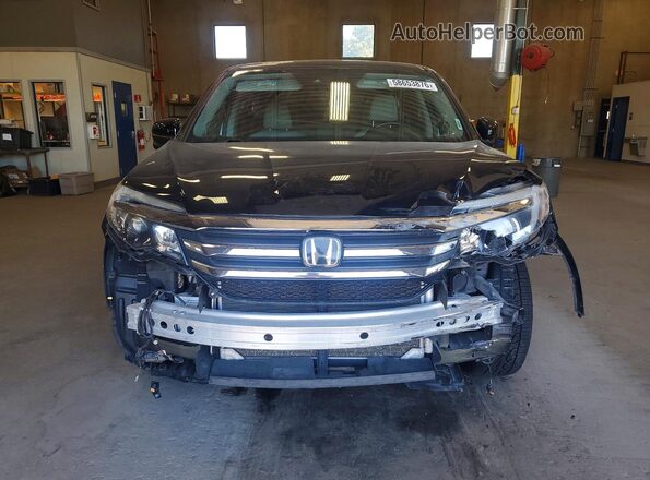 5FNYF6H63GB060282 2016 HONDA PILOT Black Вид ззаду
