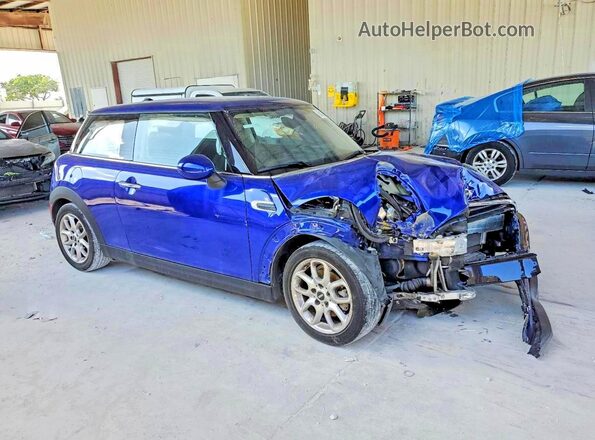 WMWXP5C52K2H29896 2019 MINI COOPER Синий Вид спереди
