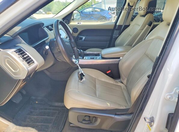 SALWR2RV2JA183464 2018 LAND ROVER RANGE White Vista interior delantera