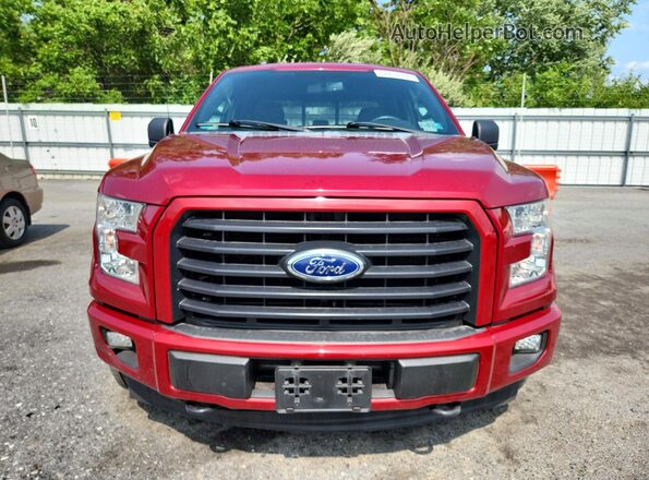 1FTFW1EG8HFB28547 2017 FORD F150 Red უკანა ხედი