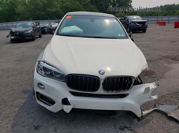 5UXKU2C56G0N83988 2016 BMW X6 White Вид спереду