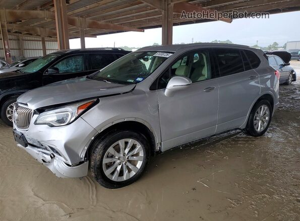 LRBFXBSA9HD096897 2017 BUICK ENVISION Silver Rear left