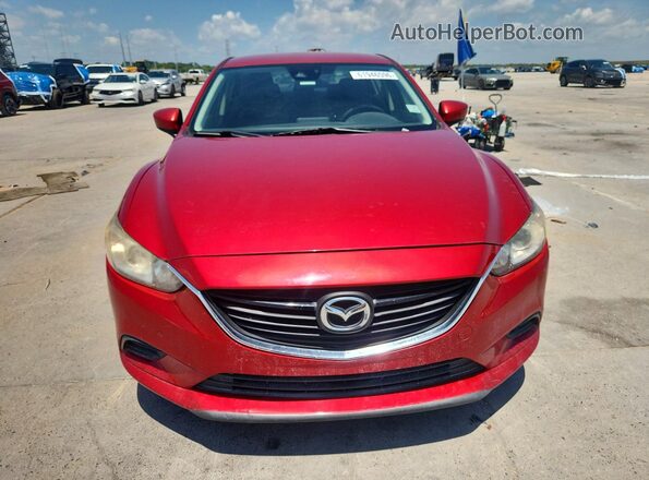 JM1GL1V5XH1146864 2017 MAZDA 6 Red Вид ззаду