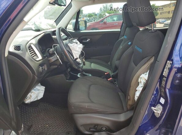ZACNJCBB7MPM43262 2021 JEEP RENEGADE Blue Вид панелі приладів