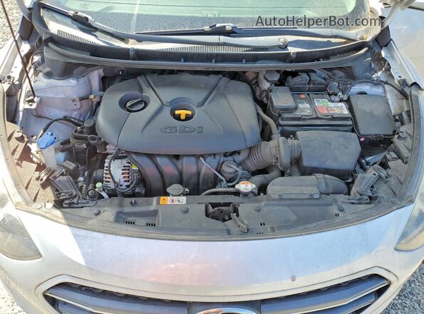 KMHD35LH5HU379603 2017 HYUNDAI ELANTRA Серебряный Вид подкапотного пространства