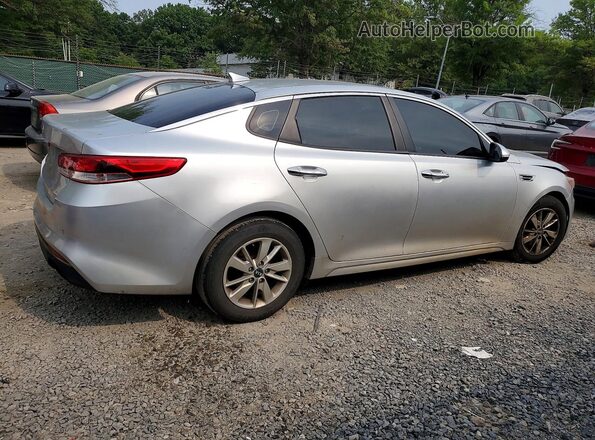 5XXGT4L34JG236461 2018 KIA OPTIMA Серебряный Передняя правая четверть