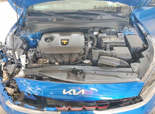 3KPF54AD4PE543860 2023 KIA FORTE Blue Engine compartment view