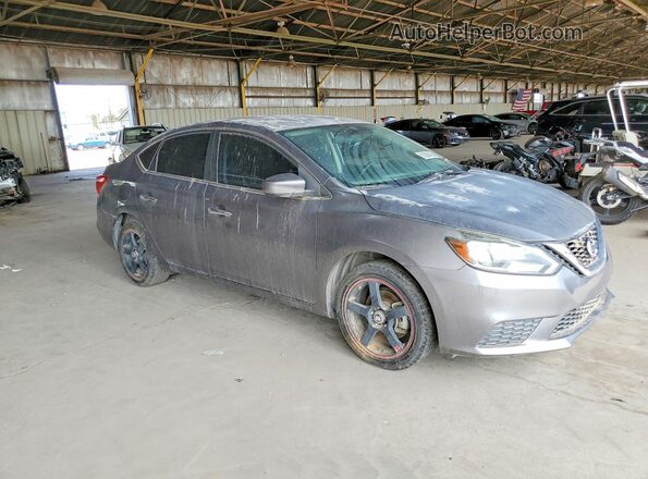 3N1AB7AP5GY209689 2016 NISSAN SENTRA Gray Դիմացի տեսք
