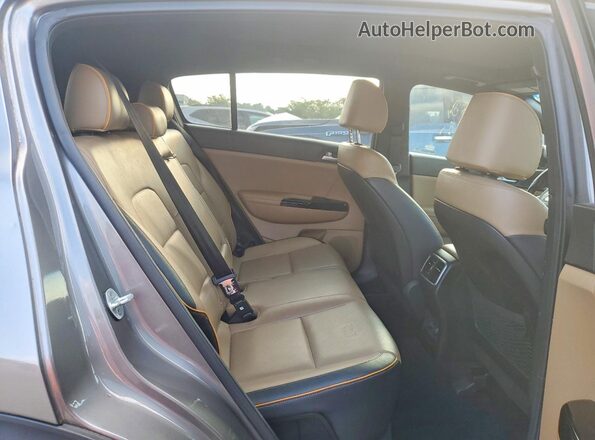 KNDPR3A63K7524035 2019 KIA SPORTAGE Gray Vista del compartimento del motor