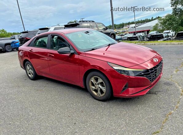 KMHLL4AG5PU436798 2023 HYUNDAI ELANTRA Red უკანა მარცხენა