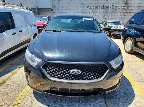 1FAHP2MK8JG133688 2018 FORD TAURUS Black უკანა ხედი