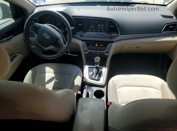5NPD84LF9JH365833 2018 HYUNDAI ELANTRA Black Вид щитка приладів