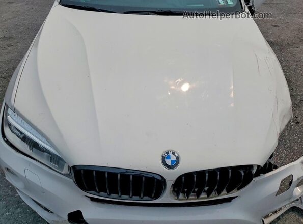 5UXKU2C56G0N83988 2016 BMW X6 White Вид підкапотного простору