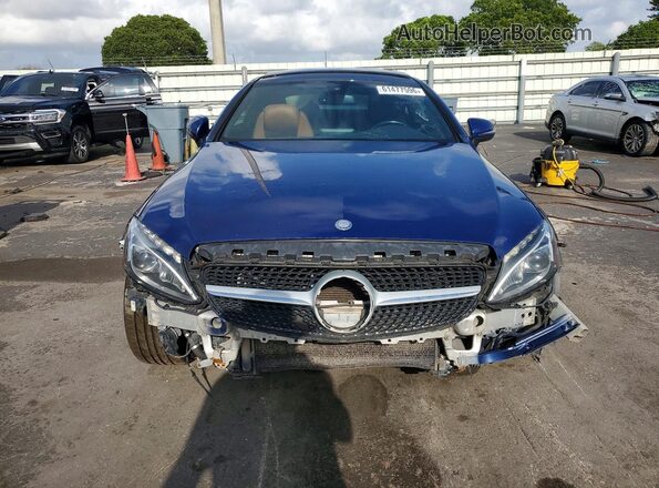 WDDWJ4KB1HF331939 2017 MERCEDES-BENZ C Blue Vista trasera