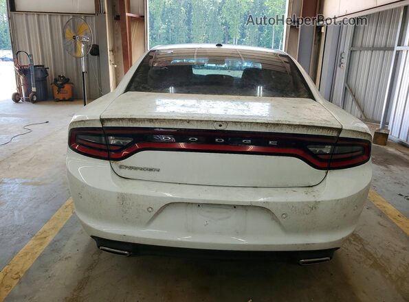 2C3CDXBG5NH129332 2022 DODGE CHARGER White Widok wnętrza z przodu