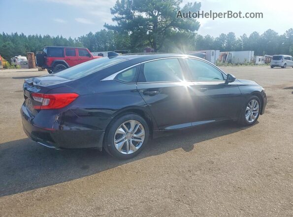 1HGCV1F1XKA128376 2019 HONDA ACCORD Черный Передняя правая четверть