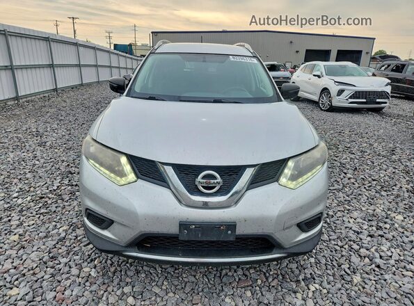 KNMAT2MV8GP650497 2016 NISSAN ROGUE Серебряный Вид сзади