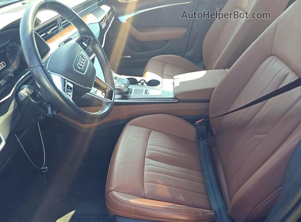 WAUL2AF23MN055781 2021 AUDI A6 Black Vista de la etiqueta del VIN