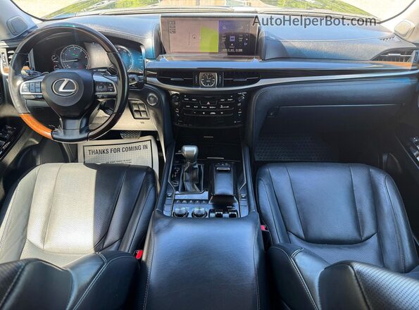 JTJHY7AX3J4266006 2018 LEXUS LX Black Rear seats view