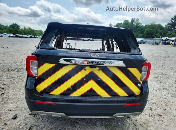 1FMSK8DH8MGC29617 2021 FORD EXPLORER Black Вид салону спереду