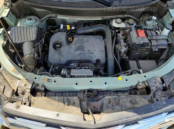 3GNAXPEG6SL203048 2025 CHEVROLET EQUINOX Green Vista del compartimento del motor
