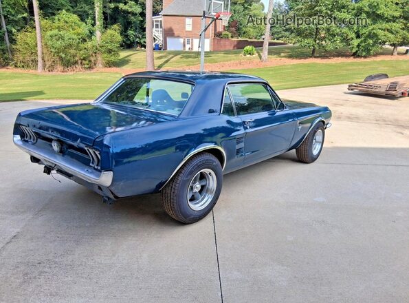 7701G252161 1967 FORD MUSTANG Blue წინა ხედი