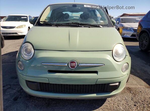 3C3CFFAR1GT136330 2016 FIAT 500 Turquoise Widok z przodu